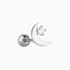 Beautiful Crescent Moon Stud - OhmoJewelry