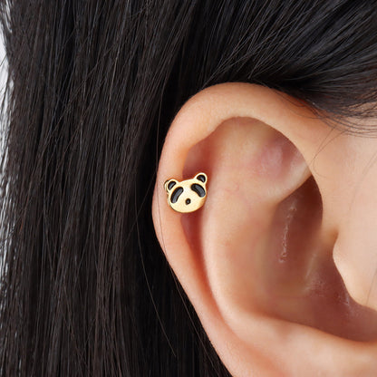 Cute Panda Stud - OhmoJewelry