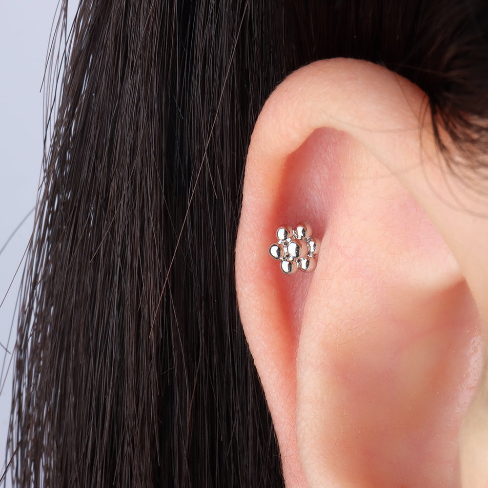 Flower Stud - OhmoJewelry