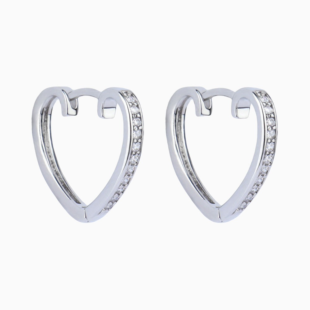 Love Charms Hoop Earrings - OhmoJewelry