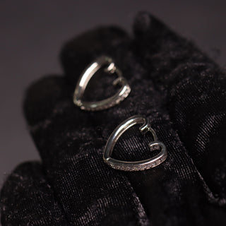 Love Charms Hoop Earrings - OhmoJewelry