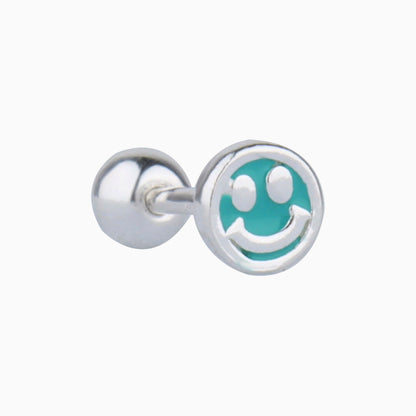 Smile Face Stud - OhmoJewelry