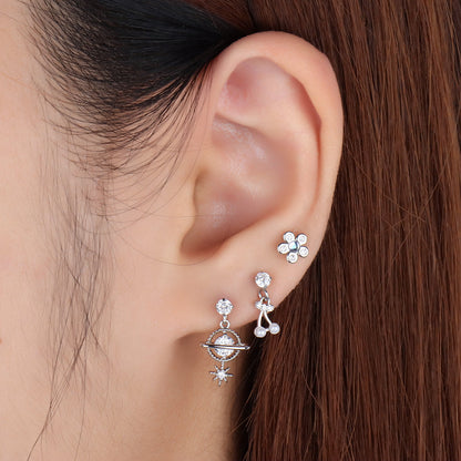 Pure Dreamy Flower Stud - OhmoJewelry