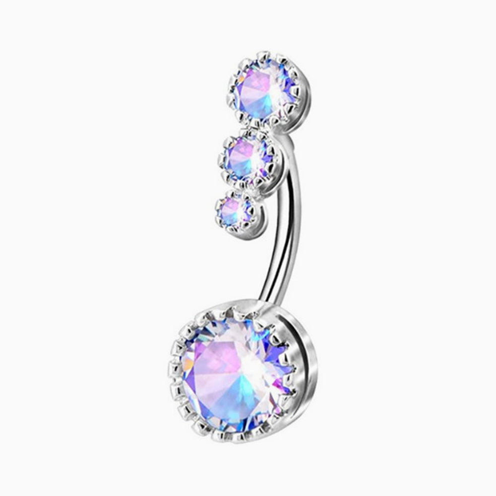 Shine Gem Belly Ring - OhmoJewelry