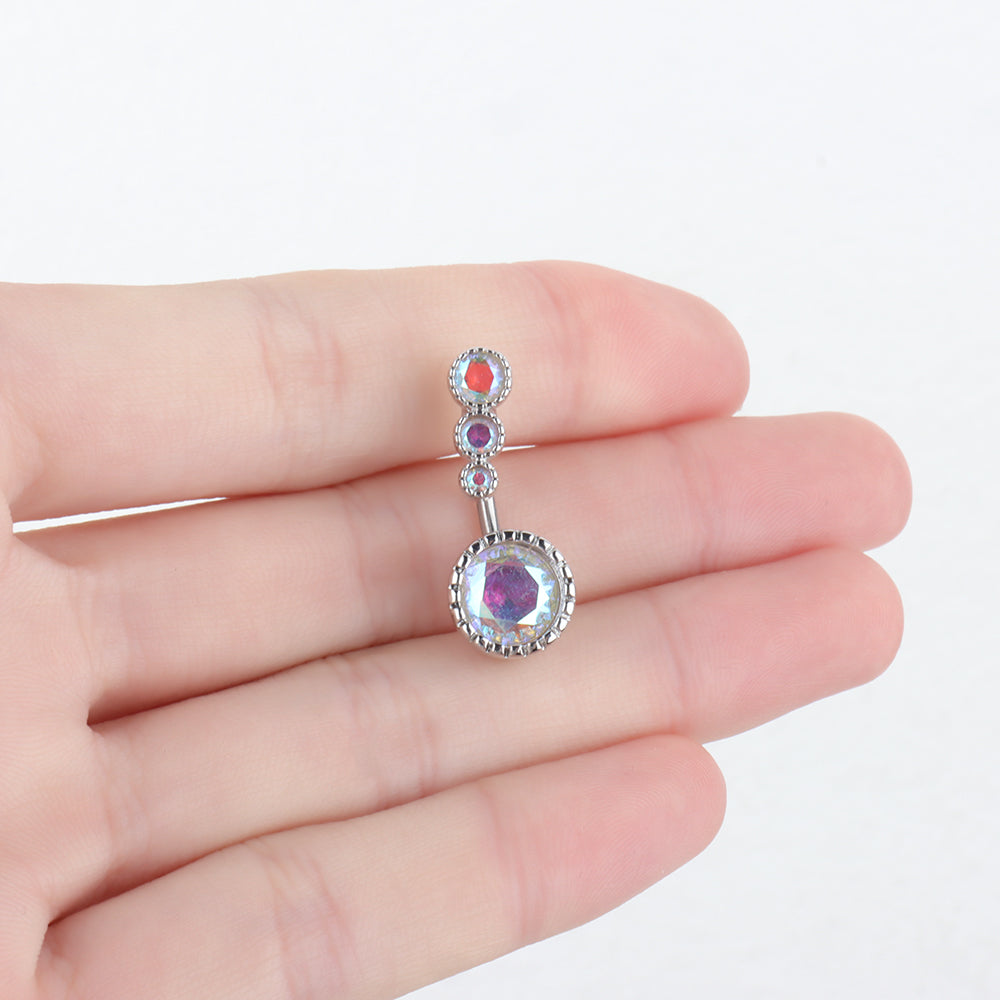 Shine Gem Belly Ring - OhmoJewelry