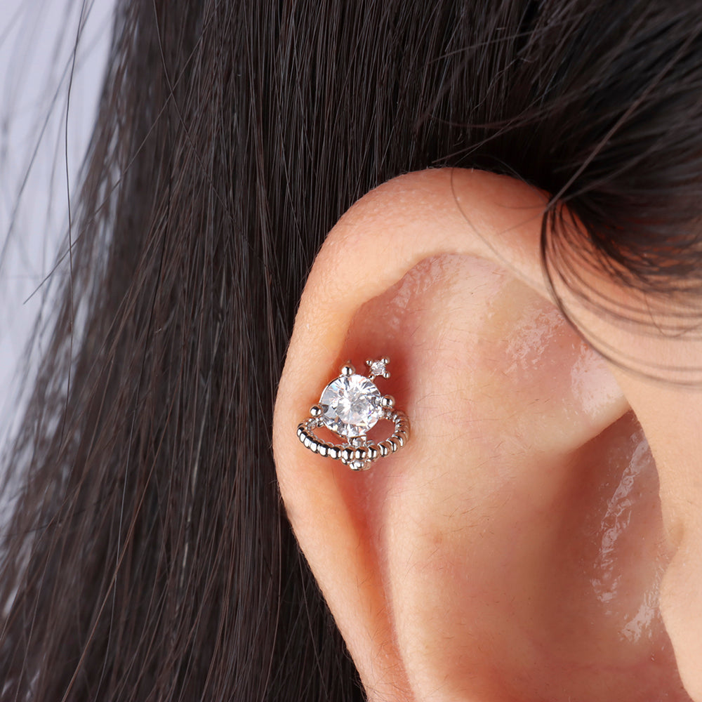 Sparkle Universe Stud - OhmoJewelry