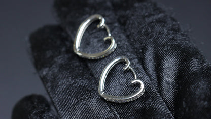 Love Charms Hoop Earrings