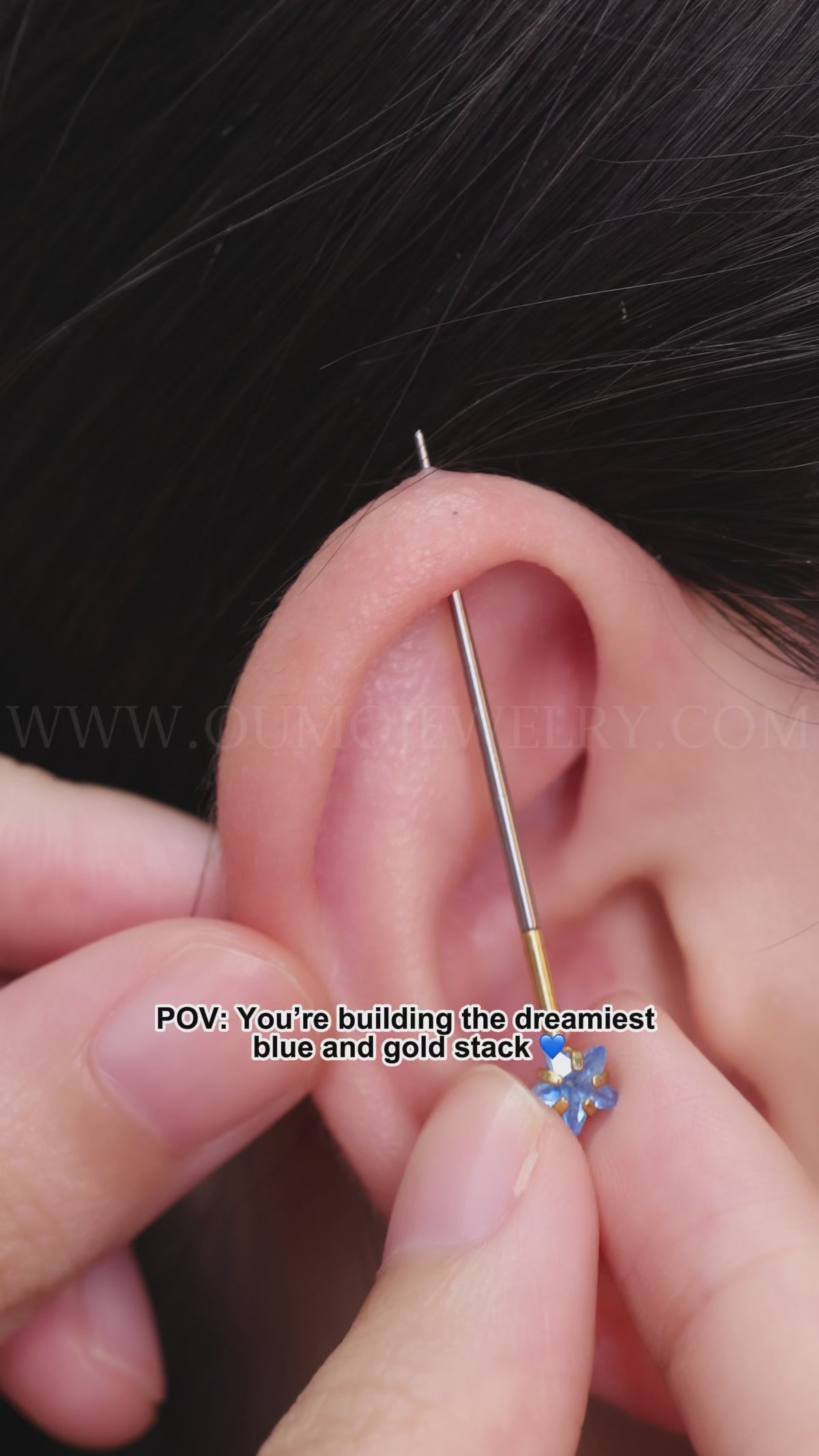 Load video: Titanium Willa Vertical Helix