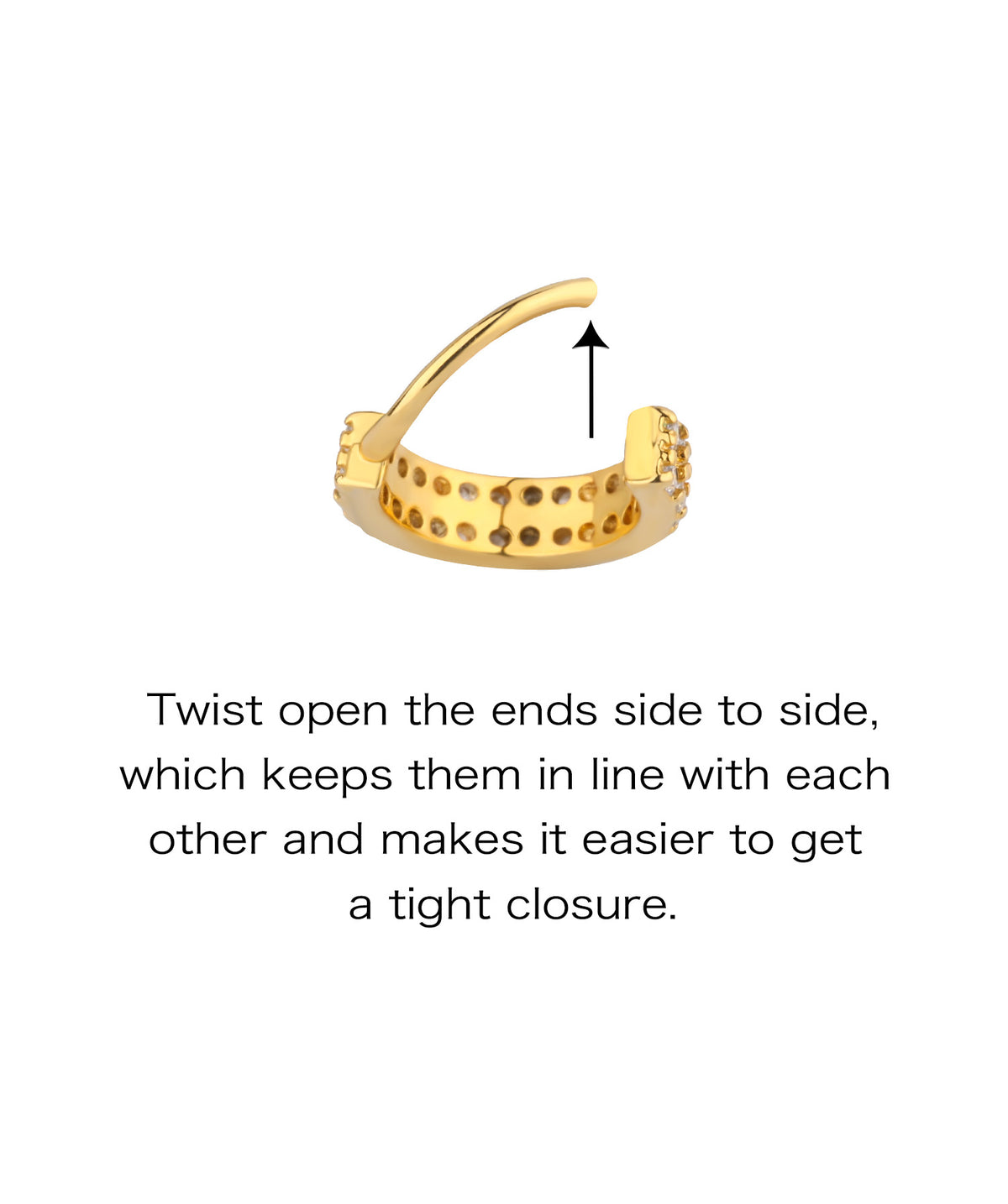 Duet Gemstone Seamless Ring - Stainless Steel - Septum - Oumo Jewelry