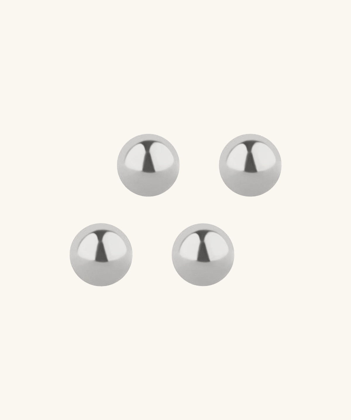 Screw Ball Backing (external) - Oumo Jewelry