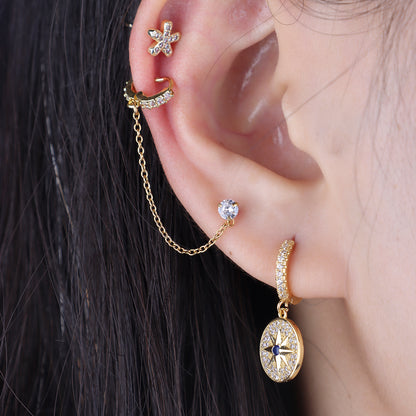 Shiny Chain Earring - OhmoJewelry