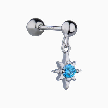 Sparkle Star Drop Earring - OhmoJewelry