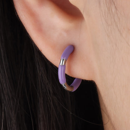 Cheerful Hoop Earring - OhmoJewelry