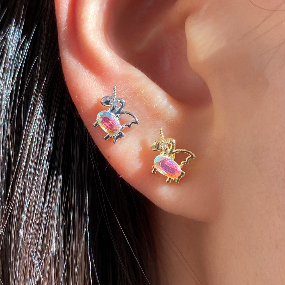 Unicorn Queen Stud - OhmoJewelry