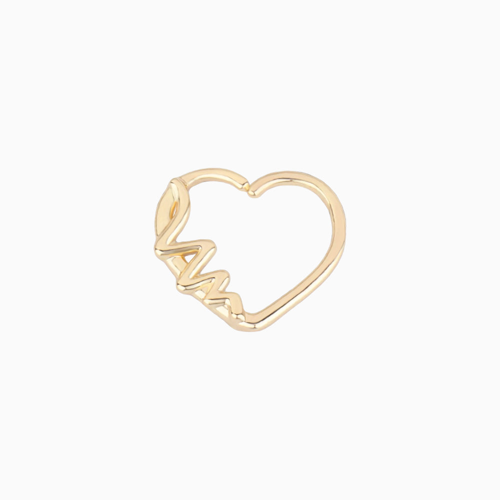 Heartbeat Daith Ring - OhmoJewelry