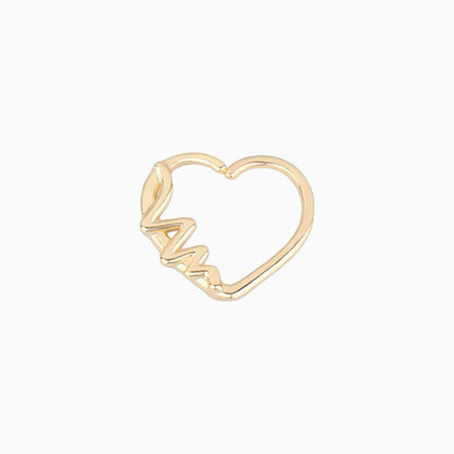 Heartbeat Daith Ring - OhmoJewelry