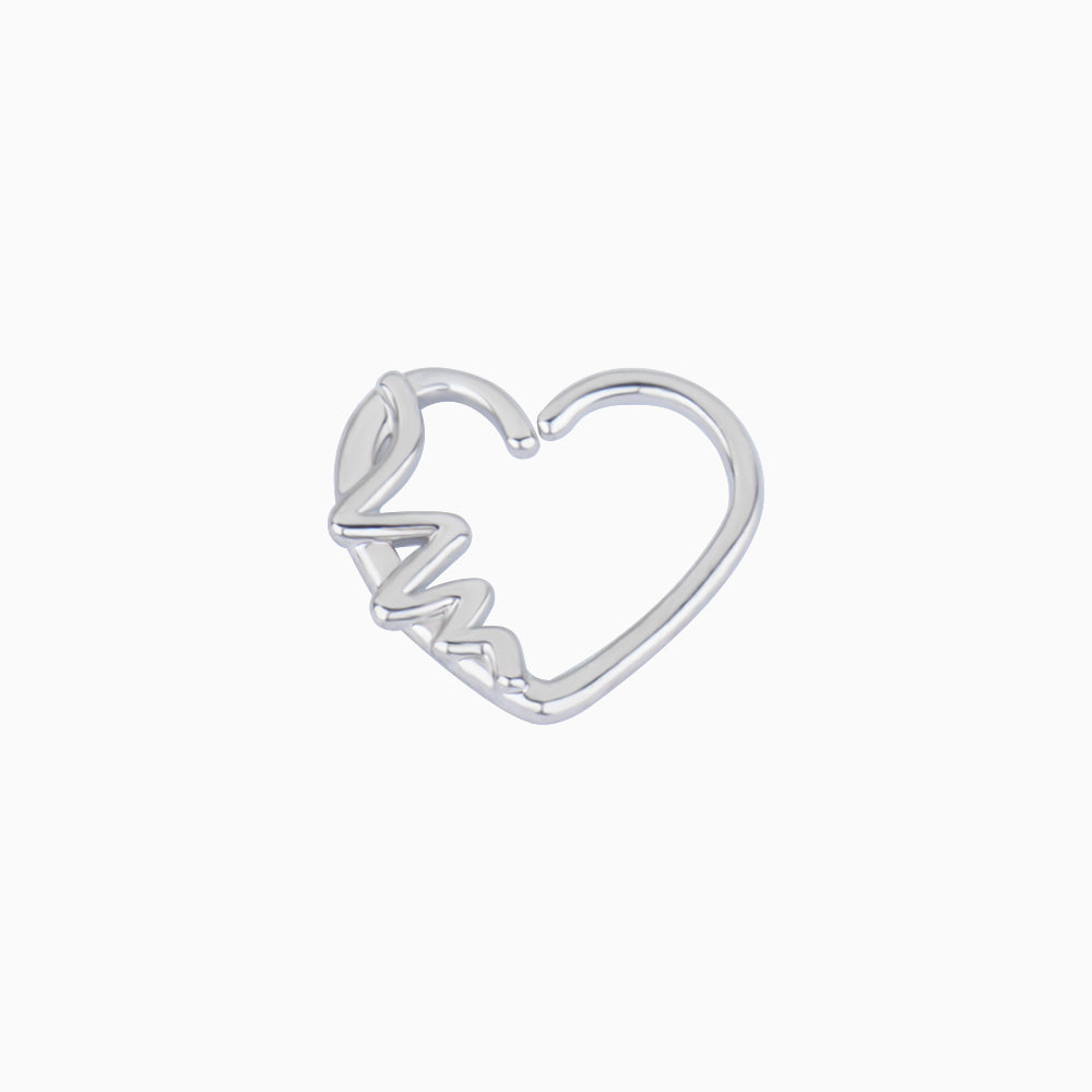 Heartbeat Daith Ring - OhmoJewelry