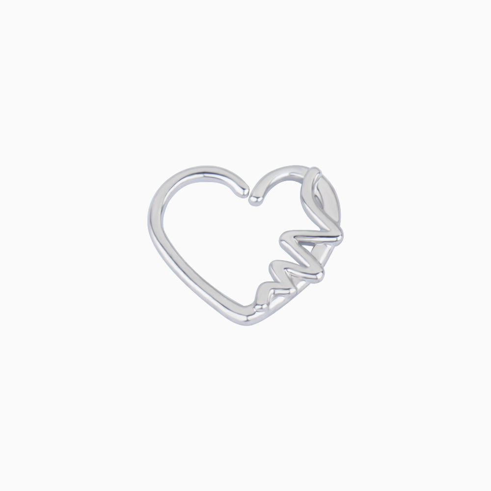 Heartbeat Daith Ring - OhmoJewelry