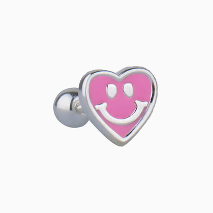 🤗Happy Love Stud - OhmoJewelry