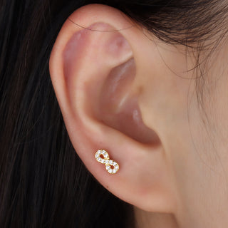 Infinite Love Stud - OhmoJewelry