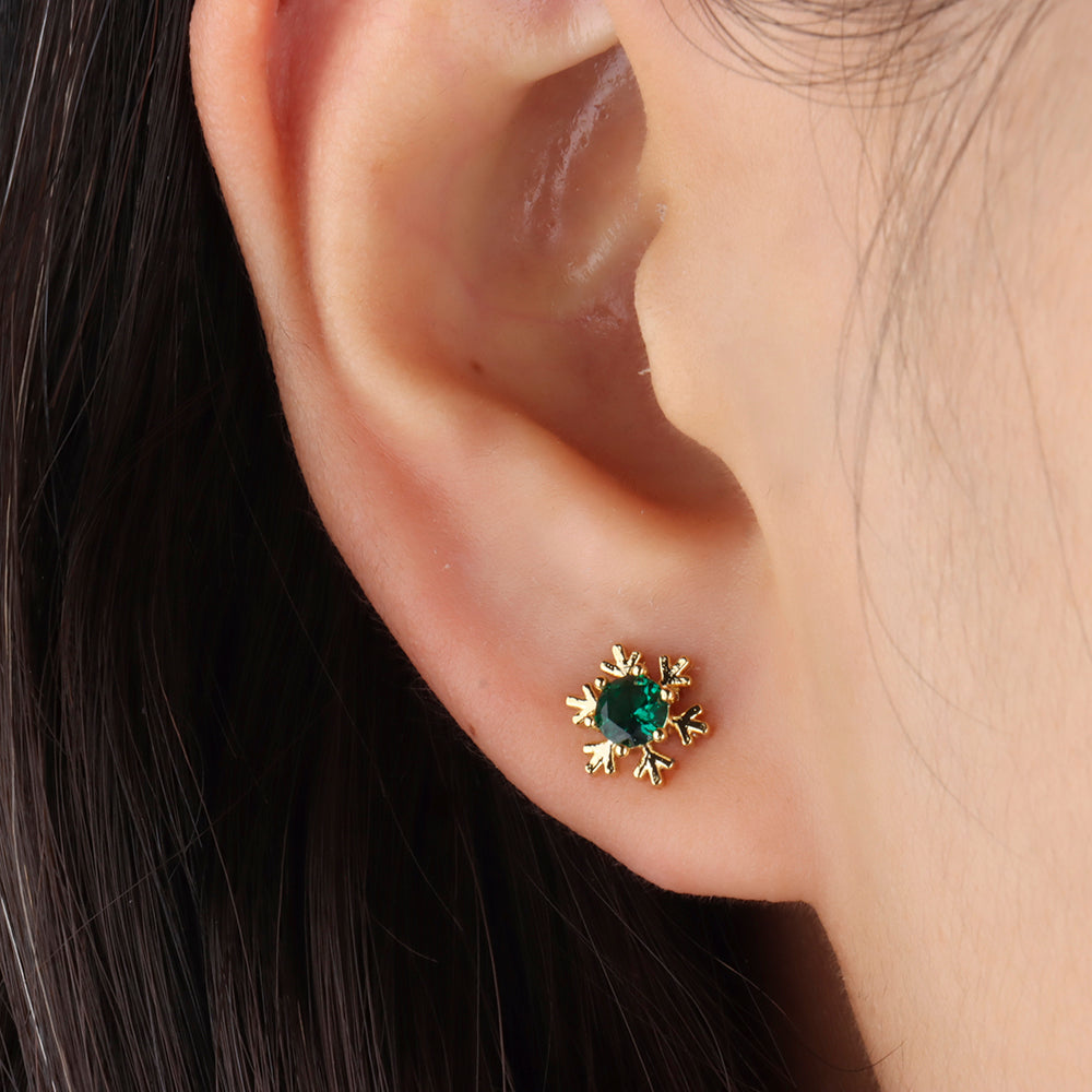 ❄️Magical Green Stud - OhmoJewelry