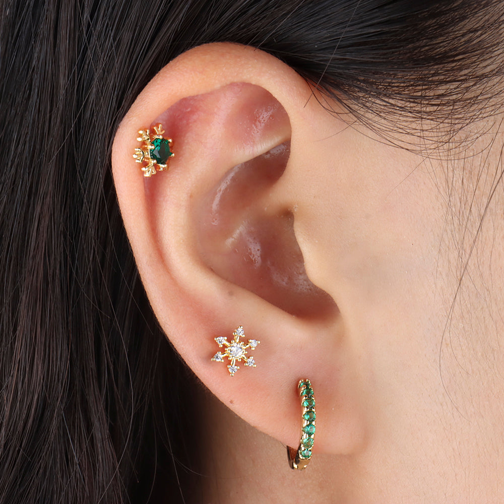 Delightful Basic Hoop - Stainless Steel - Lobe - Oumo Jewelry