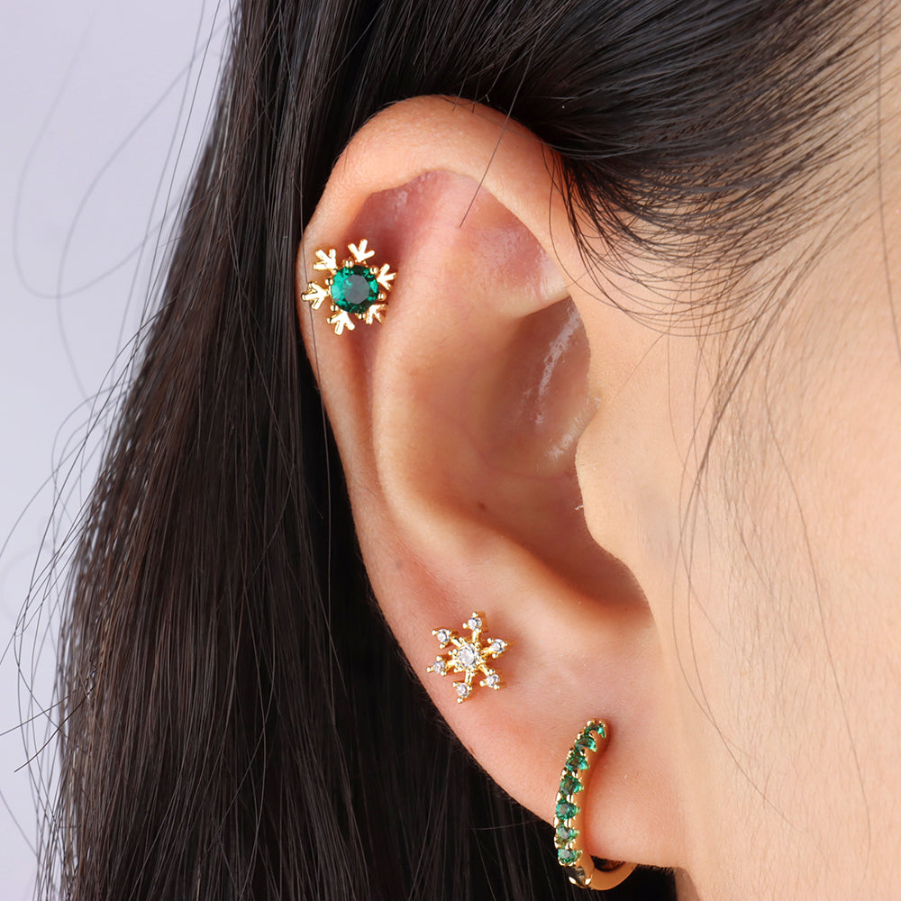 ❄️Magical Green Stud - OhmoJewelry