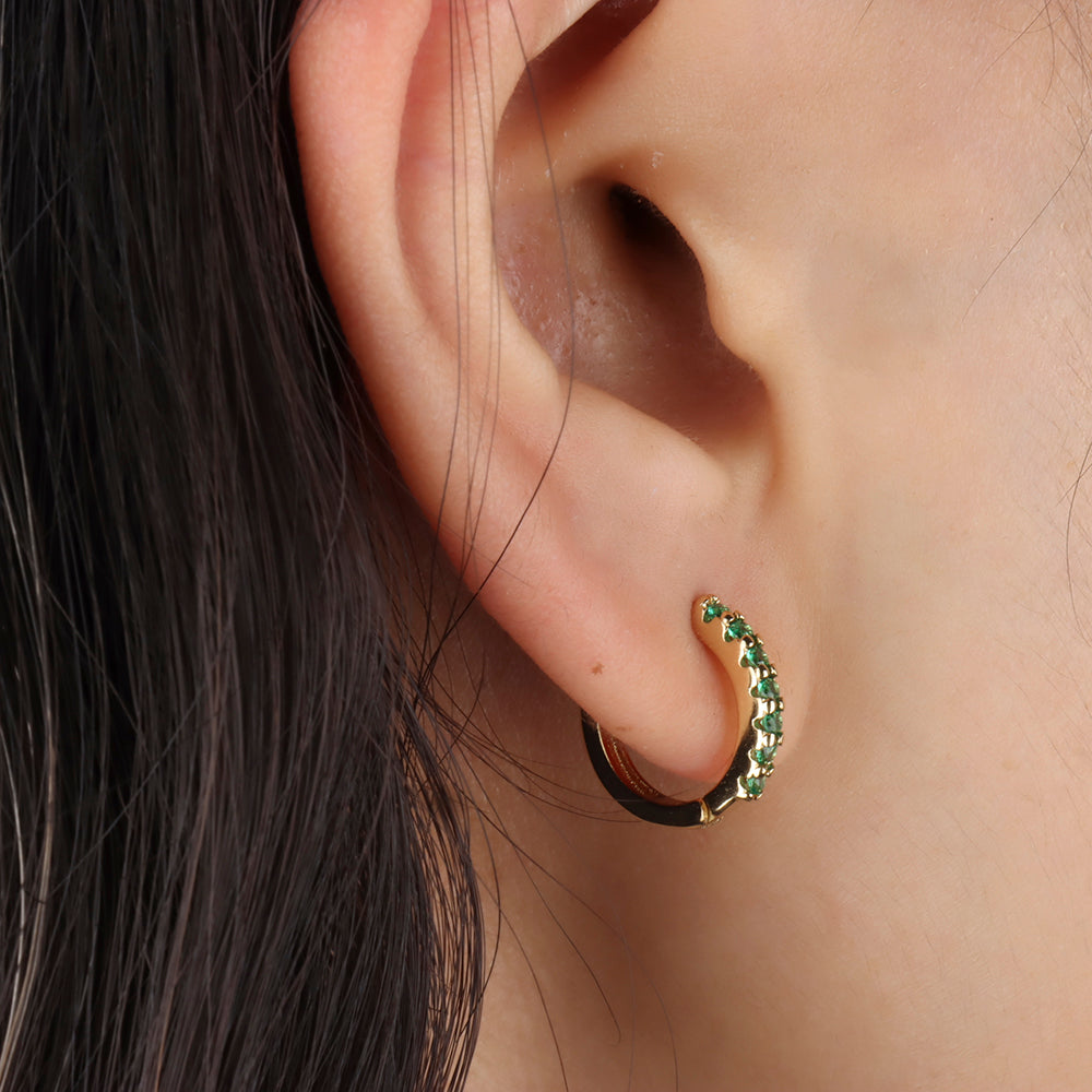 Delightful Basic Hoop - Stainless Steel - Lobe - Oumo Jewelry