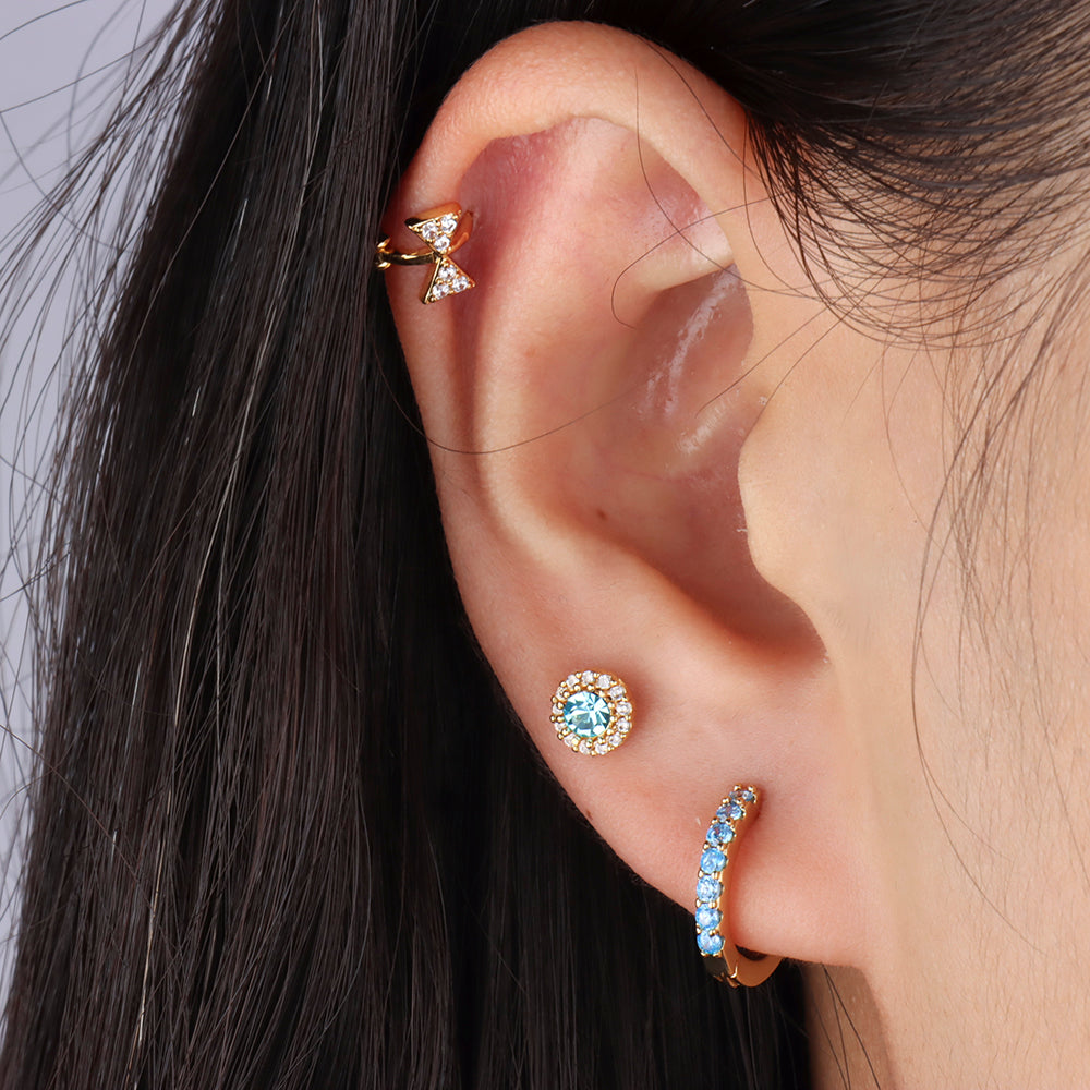 Delightful Basic Hoop - Stainless Steel - Lobe - Oumo Jewelry