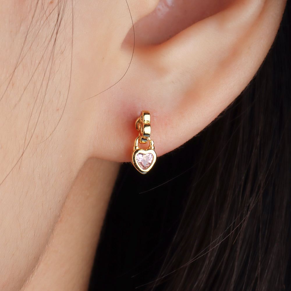 Love Key - Stainless Steel - Upper Lobe, Flat - Oumo Jewelry