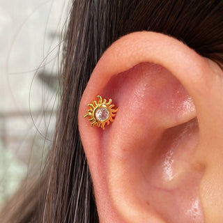 Sun Stud - OhmoJewelry